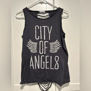 NWOT Rachel Roy City of Angels Back Cutout Tank